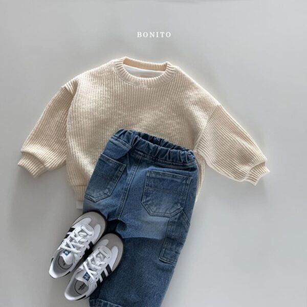 🇰🇷Bonito冰淇淋配色螺紋上衣 - Image 7