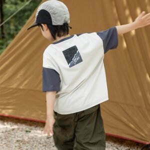 雙面拼色圓領Tee