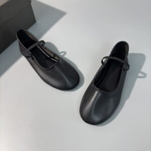 淺口軟底芭蕾舞皮鞋